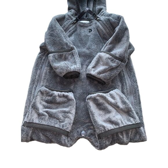 The North Face Gray Kids One Piece Footie - Picture 4 of 9
